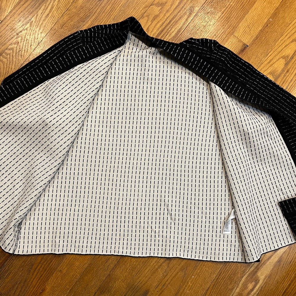 EILEEN FISHER SILK AND ORGANIC COTTON SIMPLE SHAPED CARDIGAN BLACK XL - Picture 12 of 14